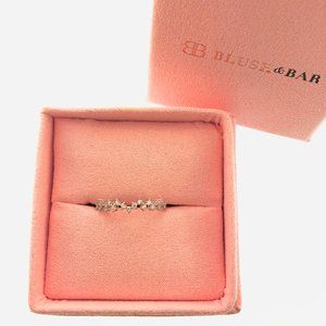 Women's Blush & Bar Sterling Silver Esther Petite Cluster Ring